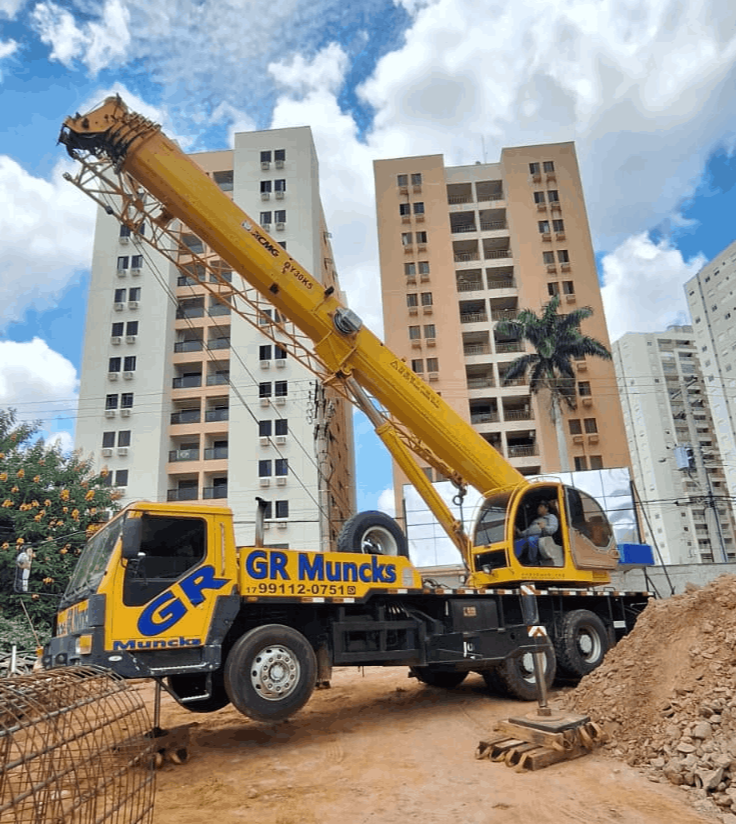 Guindastes em Rio Preto