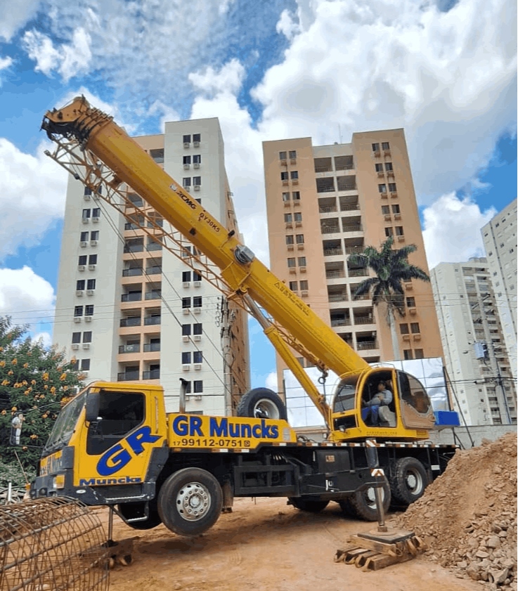 Guindastes em Rio Preto